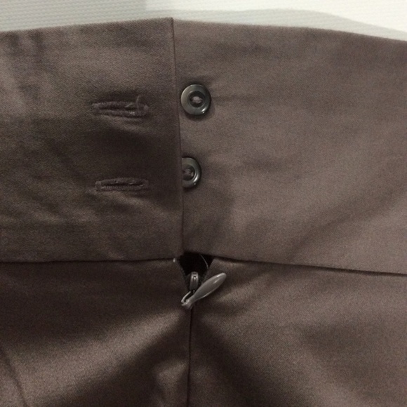 Old Navy | High Rise Two Button Skirt B04 Taupe - Picture 3 of 6